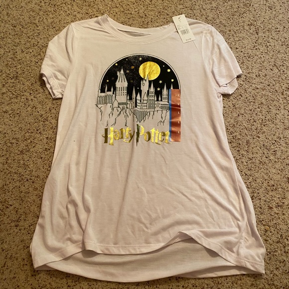 Harry Potter white graphic tee shirt size womens large